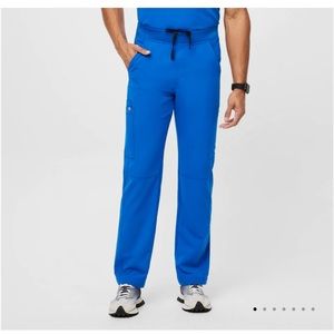 FIGS Axim Cargo Scrub Pants Royal Blue
